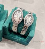 Best Replica Cartier Baignoire De Watches Silver with Diamonds